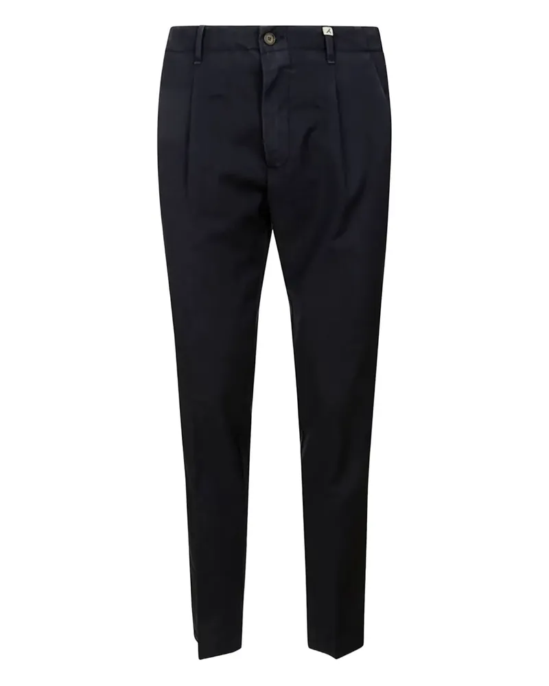 MYTHS Wollhose mit Falten - Schwarz Schwarz