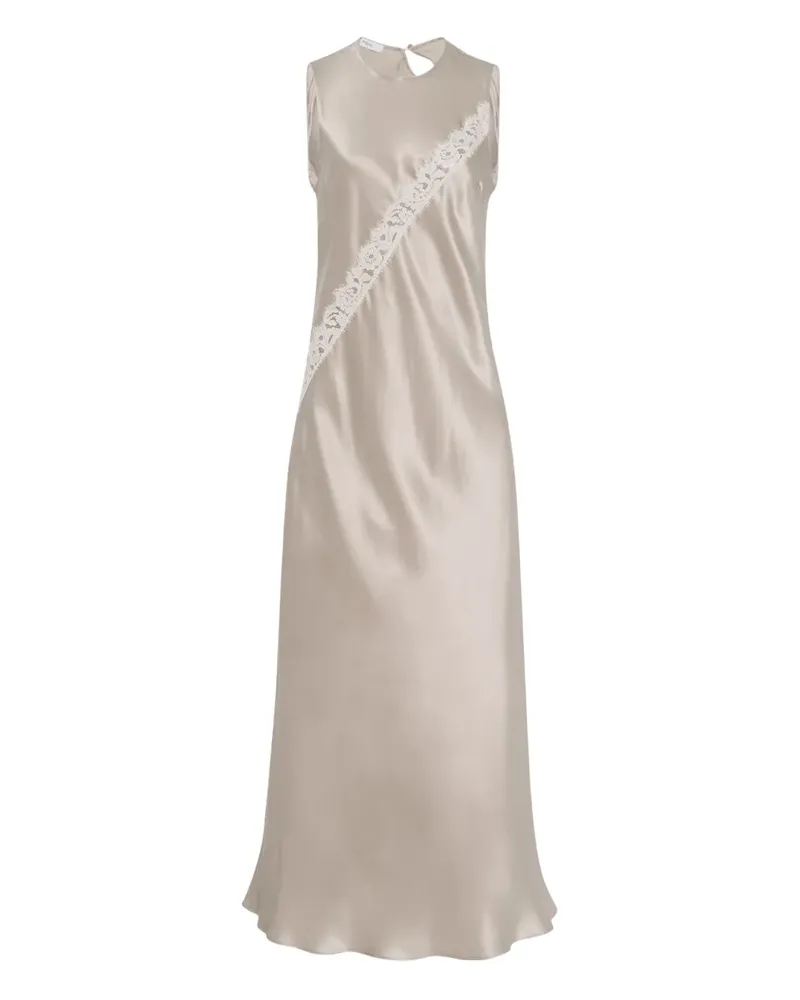 Rosetta Getty Kleid mit Spitzeneinsätzen - Nude Nude