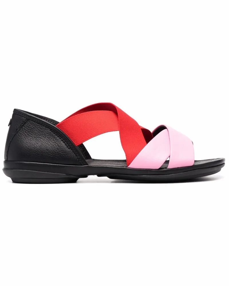 Camper Sandalen in Colour-Block-Optik - Rosa Rosa