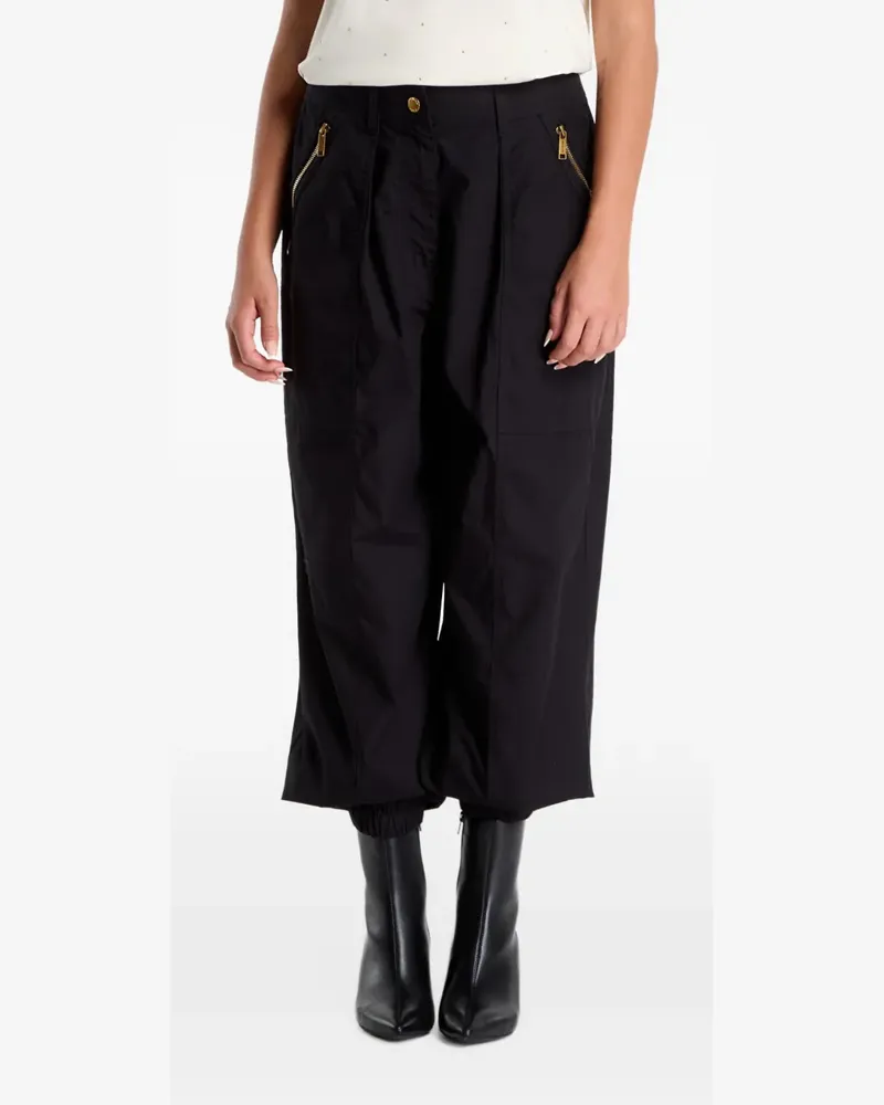 Michael Kors Parachute Jogginghose aus Popeline - Schwarz Schwarz
