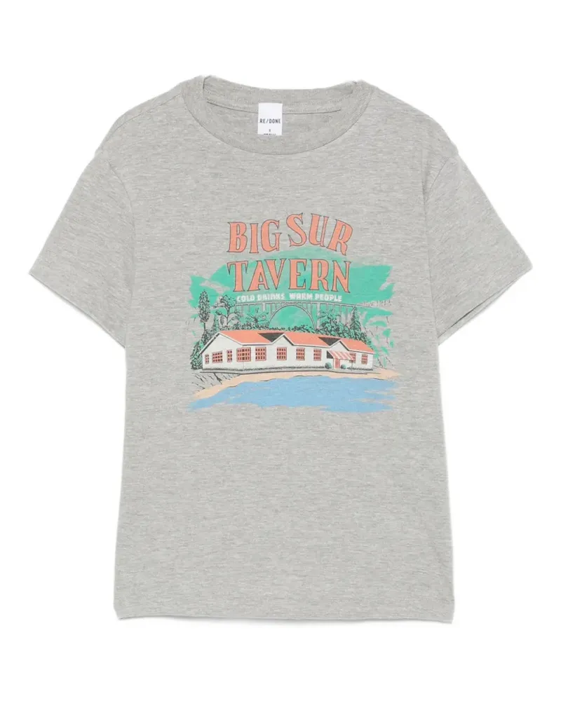 RE/DONE graphic T-shirt - Grau Grau