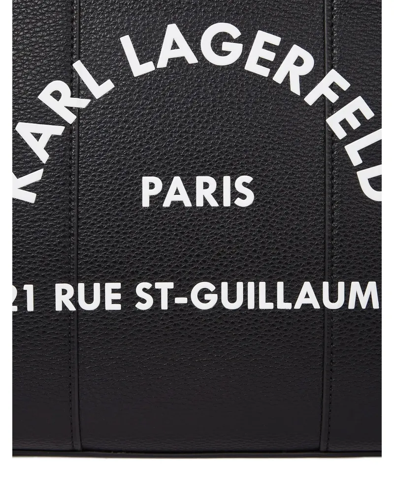 Karl Lagerfeld Mittelgroße Rue St-Guillaume Tote Bag - Schwarz Schwarz