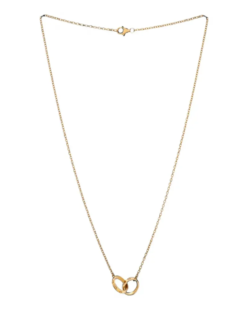 Cartier Love Interlocking 18K Yellow Gold necklace Gold