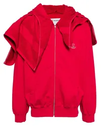 Doublet Onsen Noren Jacke mit Logo-Stickerei Rot