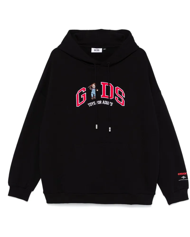 GCDS Chucky Lounge Hoodie - Schwarz Schwarz
