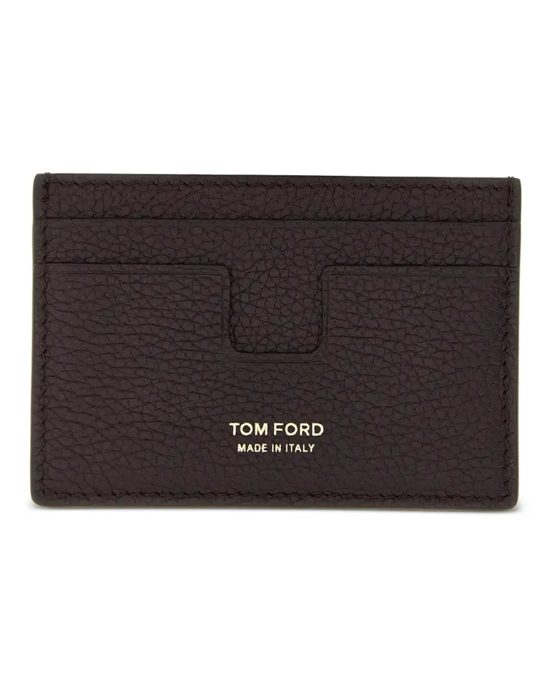 Tom Ford Kartenetui mit Logo-Prägung - Rot Rot