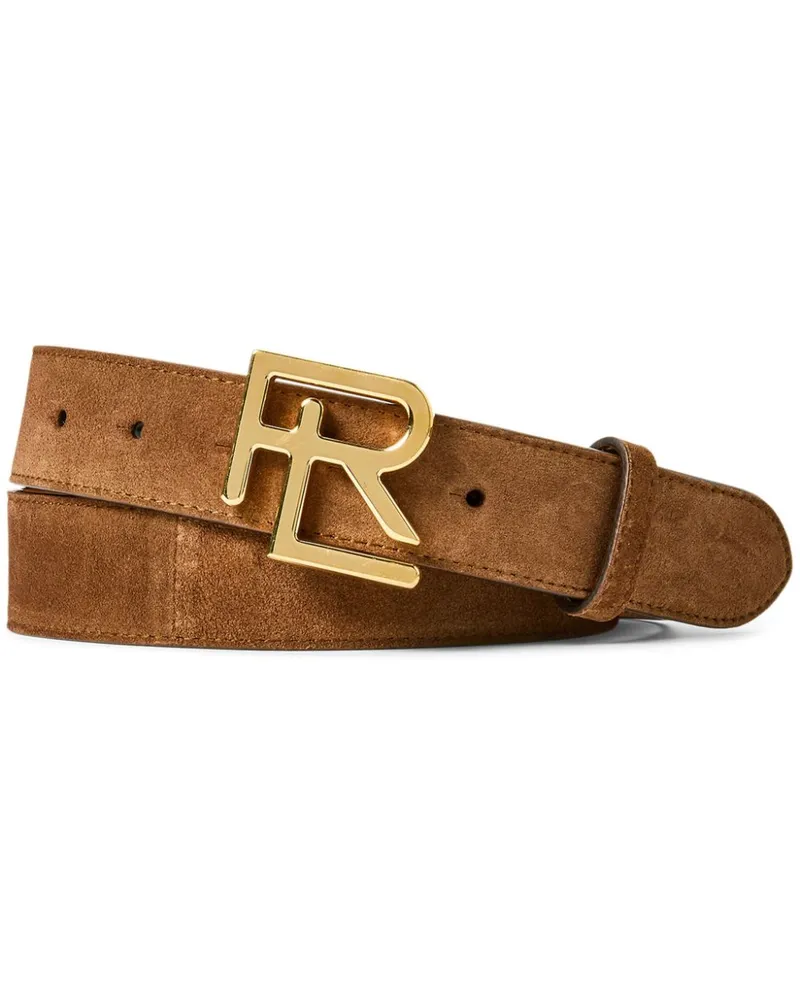 Ralph Lauren Mittelgroßer Gürtel aus Wildleder - Braun Braun