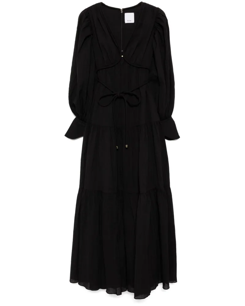 Acler Redford Kleid - Schwarz Schwarz
