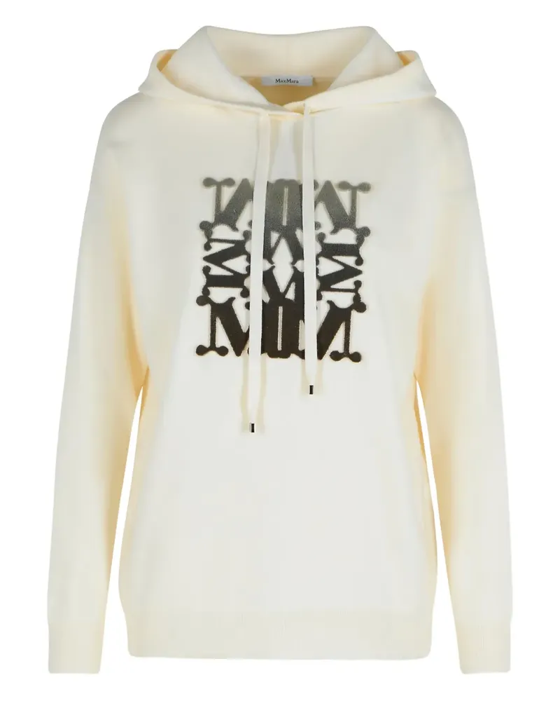 Max Mara Hoodie mit Logo-Verzierung - Nude Nude