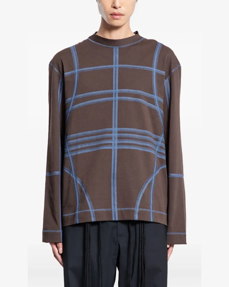 Craig Green geometric-print T-shirt - Braun Braun