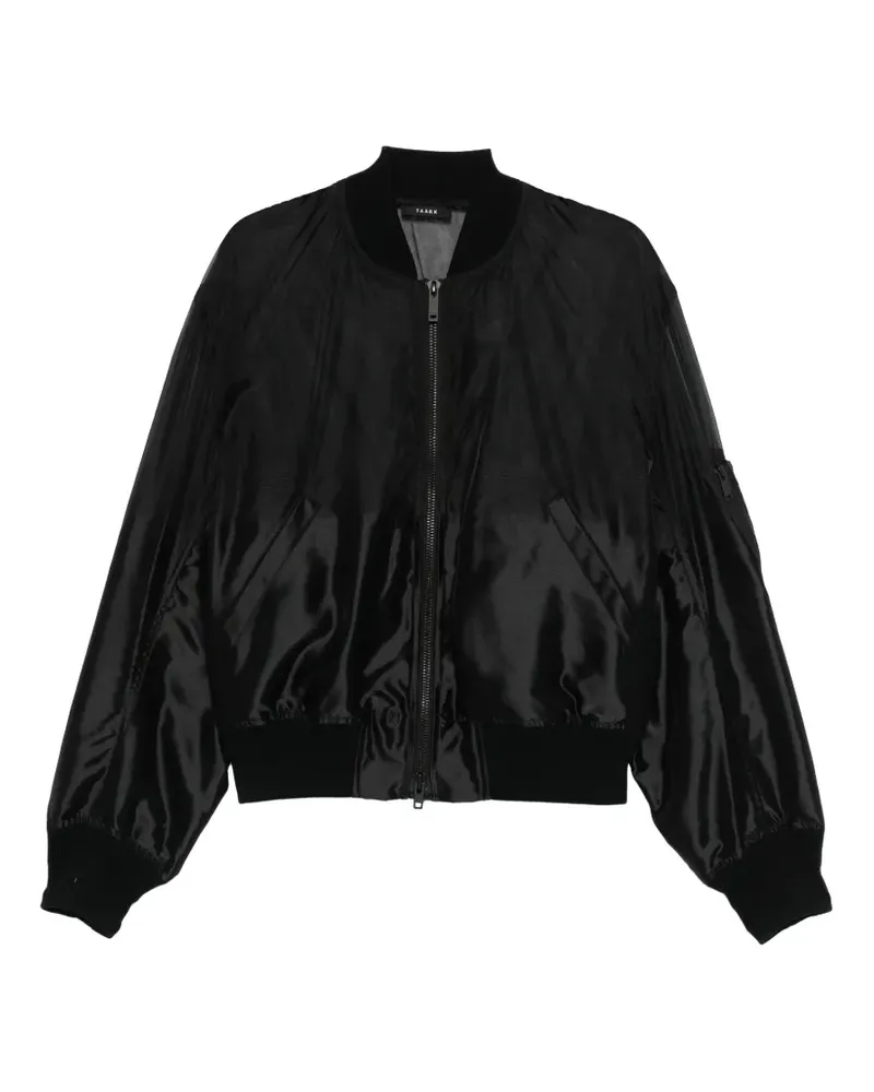 TAAKK piping zip jacket - Schwarz Schwarz