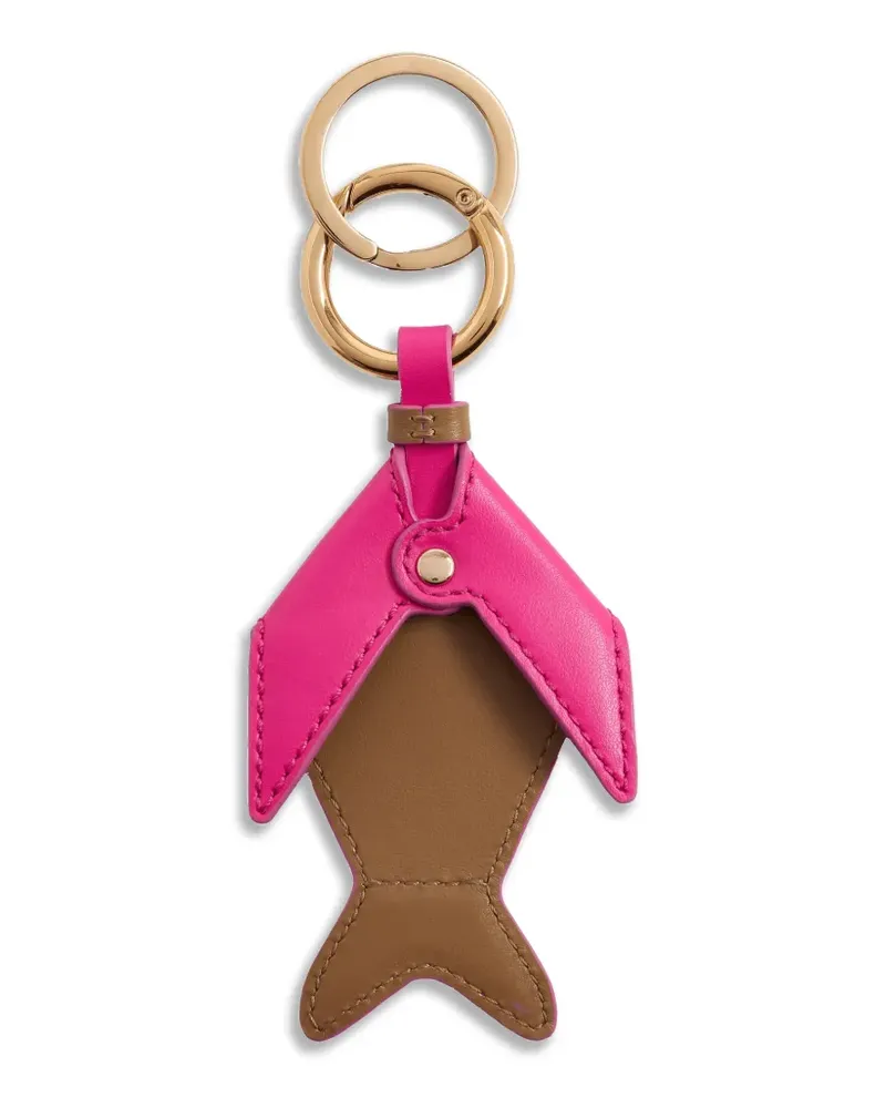 Lancel Schlüsselanhänger mit Fischmotiv - Rosa Rosa