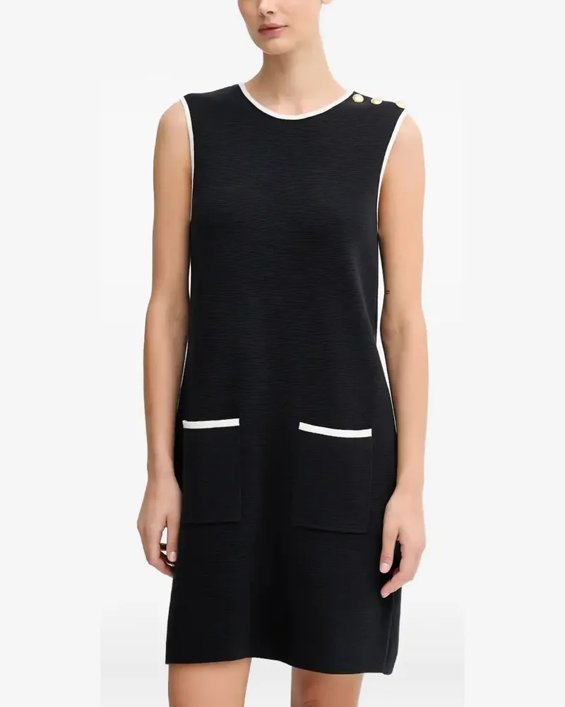 Barbour button pocket mini dress - Schwarz Schwarz