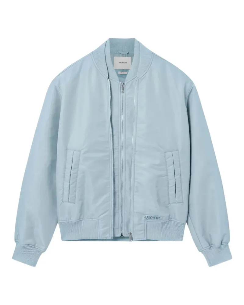 Axel Arigato Pen Bomberjacke im Layering-Look - Blau Blau