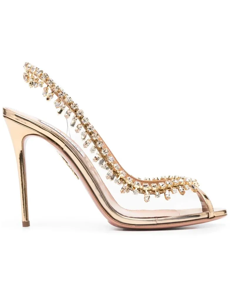 Aquazzura Temptation Sandalen 115mm - Gold Gold