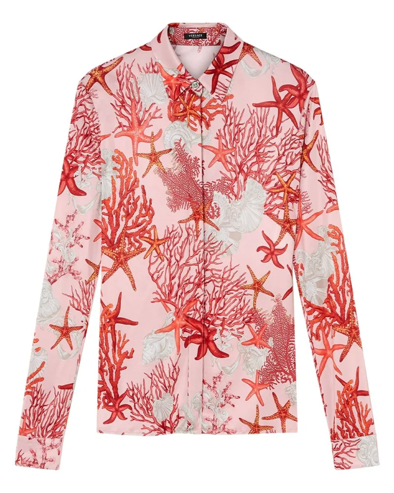 Versace Barocco Sea Hemd - Rosa Rosa