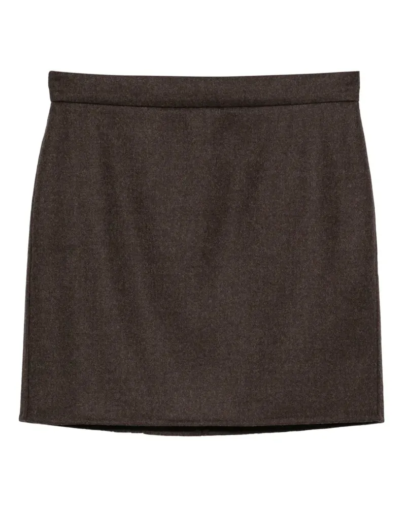 Max Mara Rock aus Schurwolle - Grau Grau