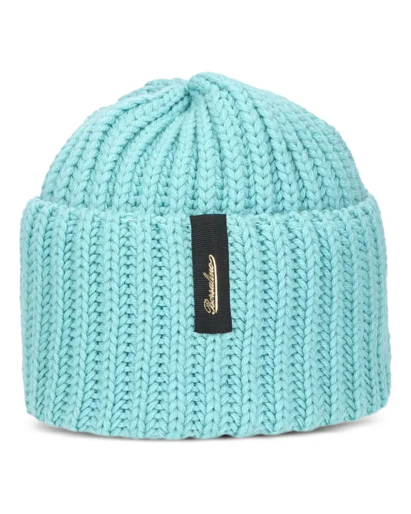 Borsalino Gerippte Beanie - Grün Grün