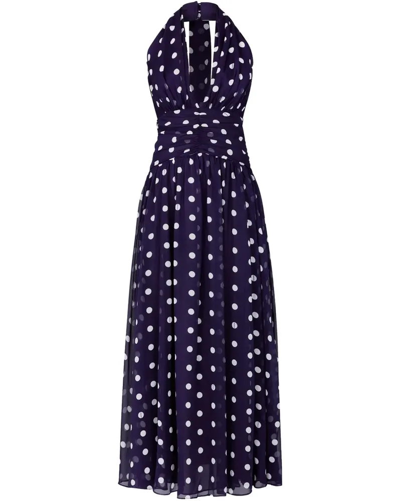NICHOLAS Arella Maxikleid - Blau Blau