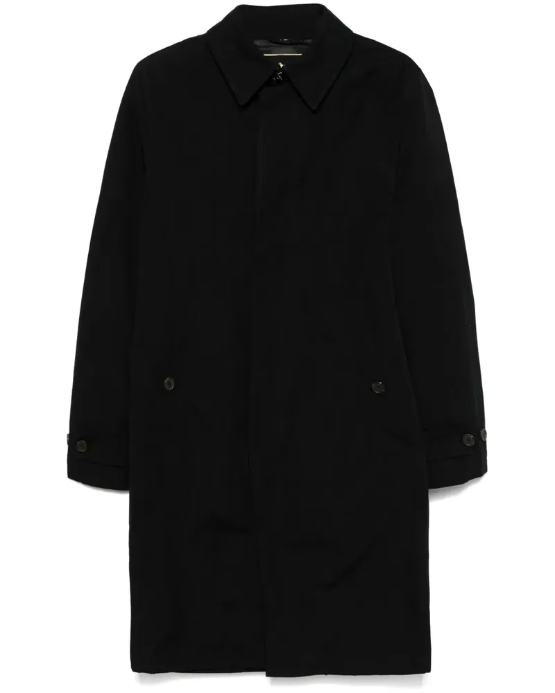 Sealup Beschichteter Mantel - Schwarz Schwarz