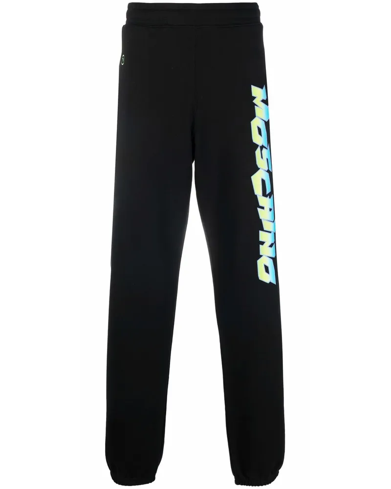 Moschino Jogginghose mit Logo-Print - Schwarz Schwarz