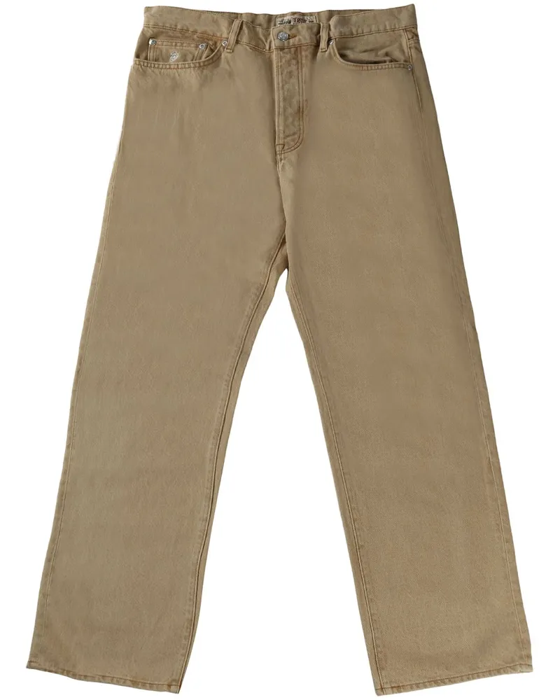 Stüssy straight-leg jeans - Nude Nude