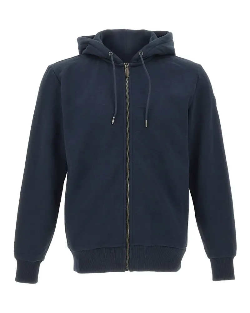 Colmar logo-patch zip-up hoodie - Blau Blau