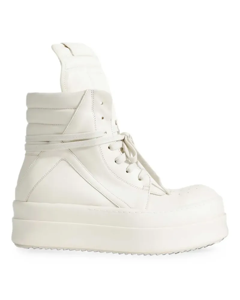 Rick Owens Mega Bumper Geobasket Sneakers - Weiß Weiß
