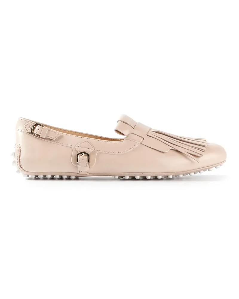 TOD'S tassel loafer - Nude Nude
