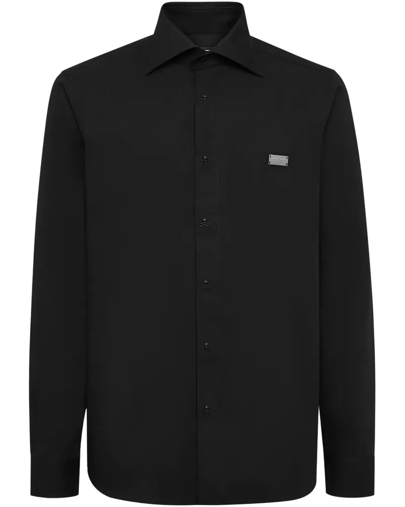 Philipp Plein Sugar Daddy Hemd - Schwarz Schwarz