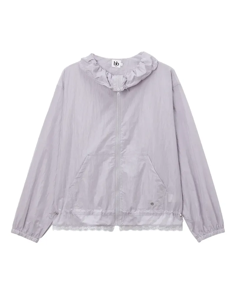 b+ab Jacke mit Rüschen - Violett Violett
