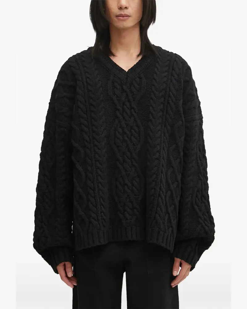 VETEMENTS V-neck sweater - Schwarz Schwarz