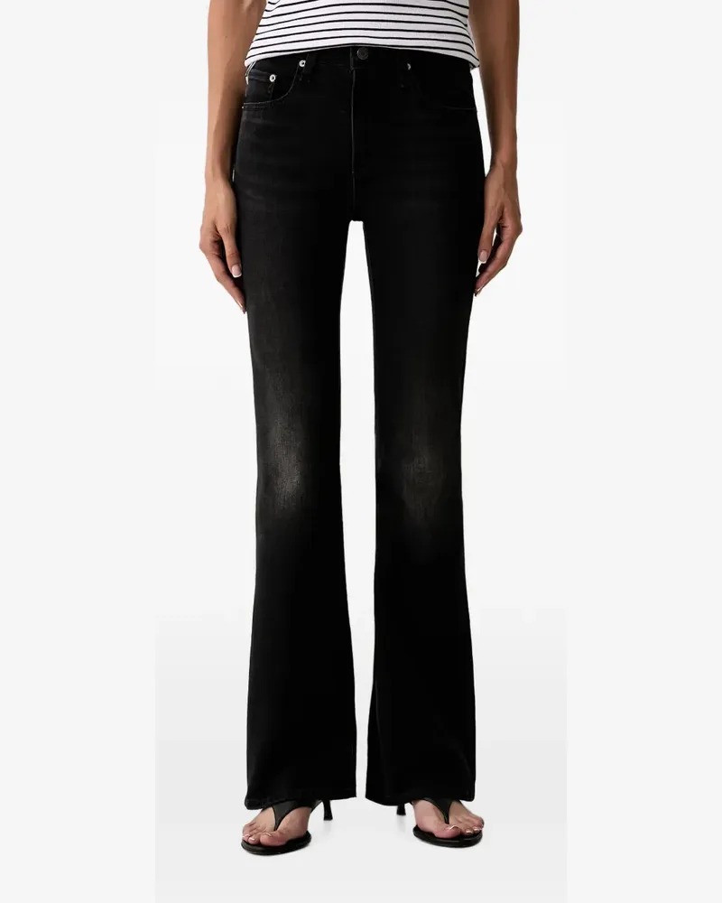 Levi's 726 faded flared-leg jeans - Schwarz Schwarz