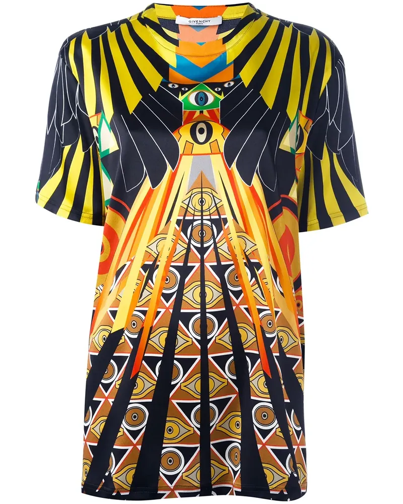 Givenchy Optical Wings' T-Shirt mit Print - Mehrfarbig Mehrfarbig