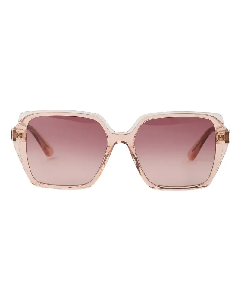 Karl Lagerfeld Autograph square sunglasses - Nude Nude