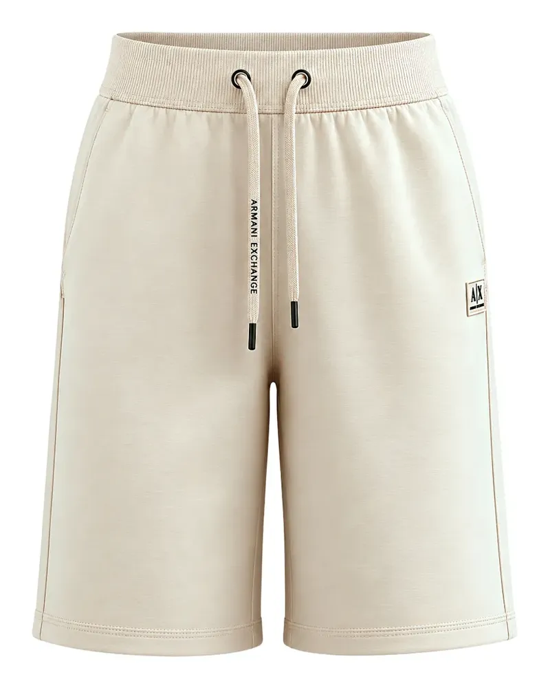 Armani Exchange logo-detail track shorts - Grau Grau