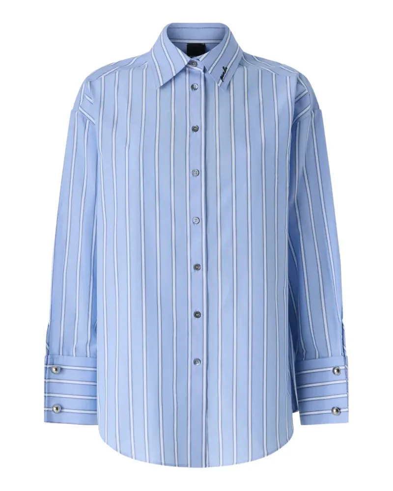 Pinko Gestreiftes Hemd - Blau Blau