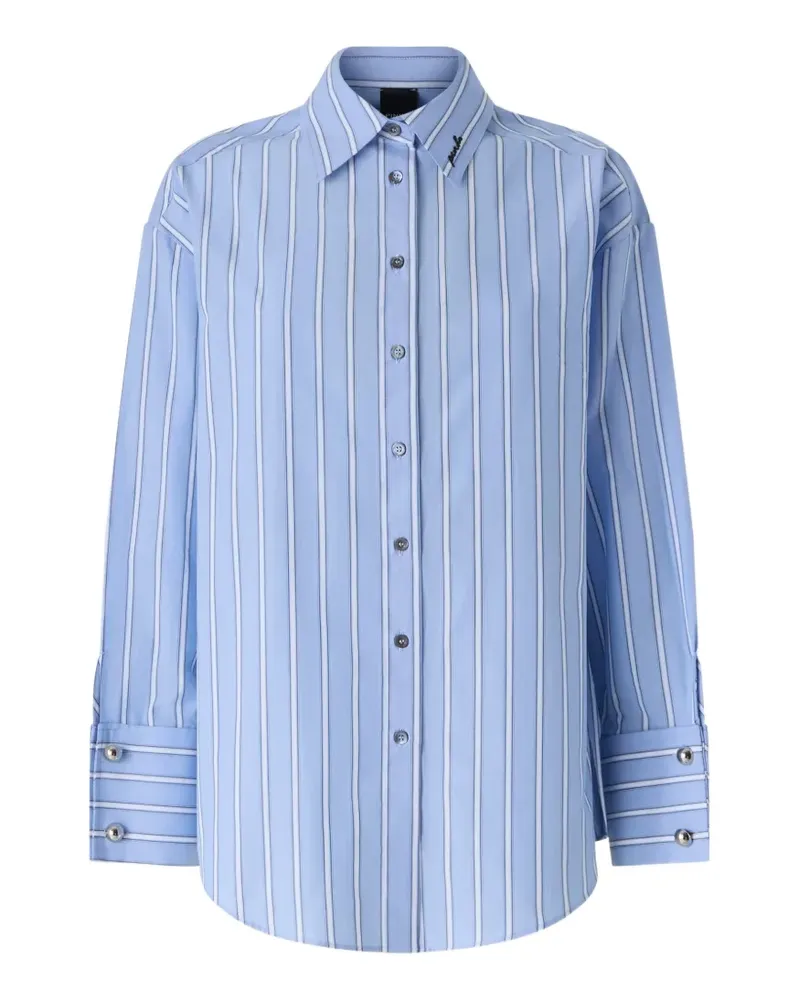 Pinko Gestreiftes Hemd - Blau Blau