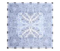 Seidenschal mit Paisleymuster - Blau