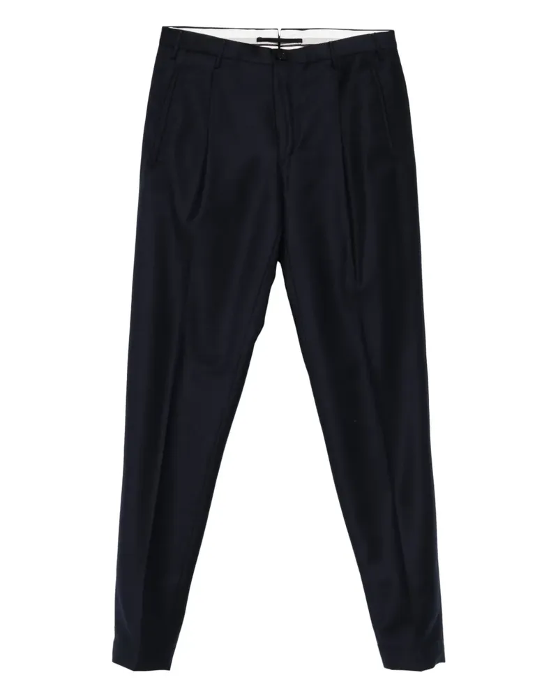 Incotex Plissierte Hose - Blau Blau