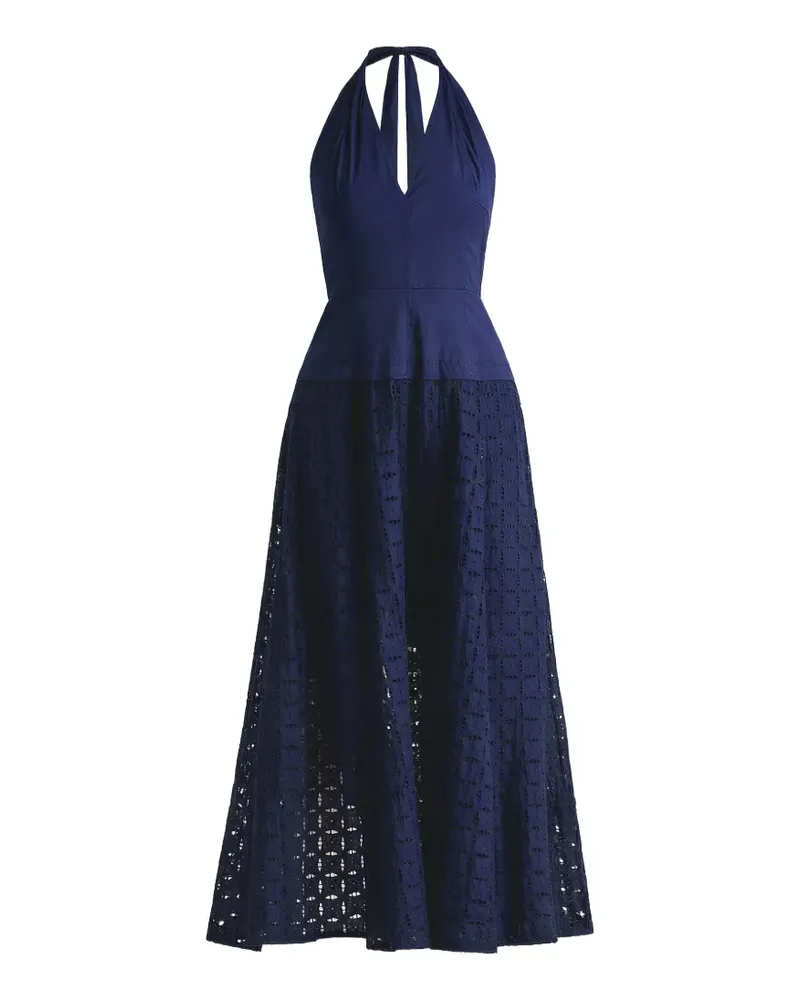 Derek Lam Maris Euelet halter-neck dress - Blau Blau