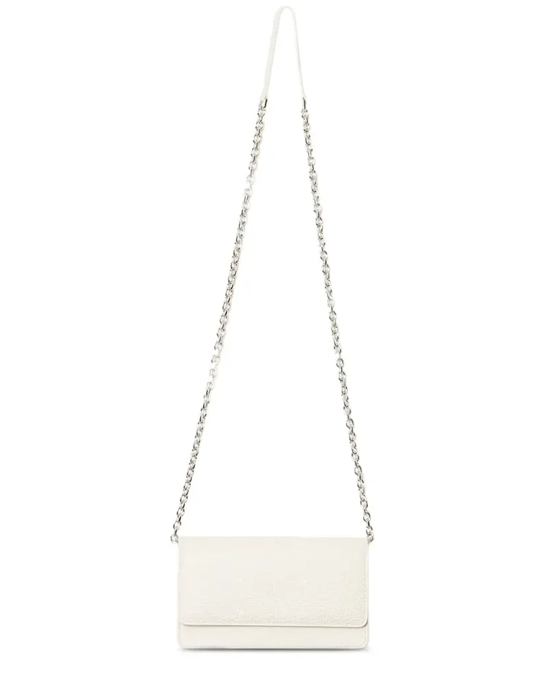 Maison Margiela Mittelgroße Clutch mit Kette - Weiß Weiß