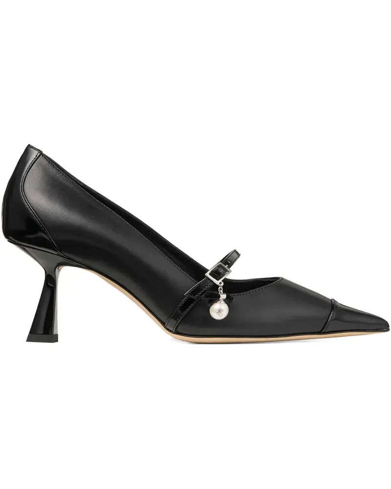 Jimmy Choo Aren Pumps mit spitzer Kappe 65mm - Schwarz Schwarz