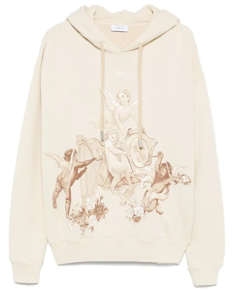 OFF-WHITE Putti Skate Hoodie - Nude Nude