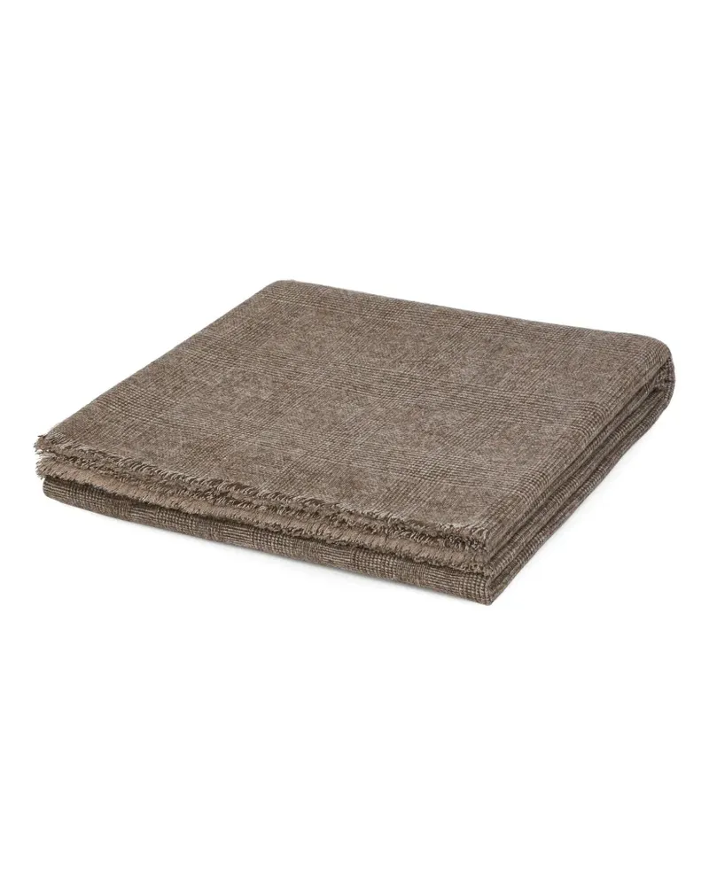 ARMANI/CASA Gestrickte Decke - Braun Braun