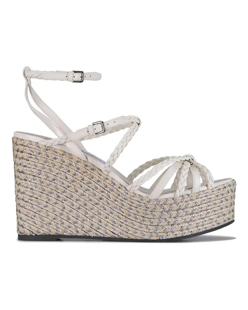 Jimmy Choo braided jute espadrilles - Nude Nude