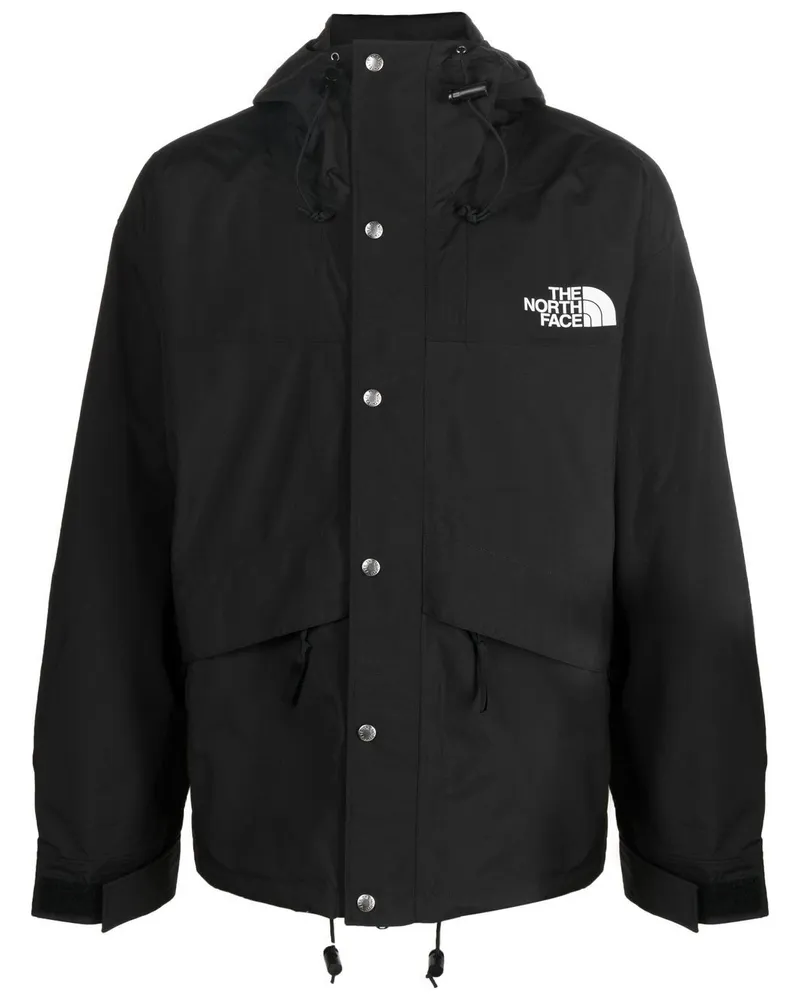The North Face Kapuzenjacke mit Logo-Print - Schwarz Schwarz