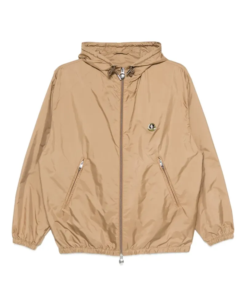 Moncler hooded windbreaker - Nude Nude