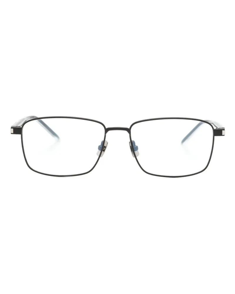 Saint Laurent Brille mit eckigem Gestell - Schwarz Schwarz