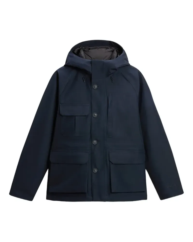 Woolrich Bergjacke mit Kapuze aus Gore-Tex - Blau Blau